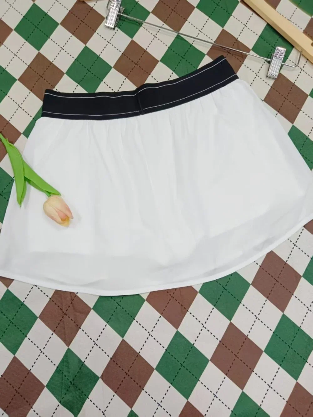 White👩‍🎓Alo Yoga Match Point Tennis Skirt🧊Women’s XS-S,NWT